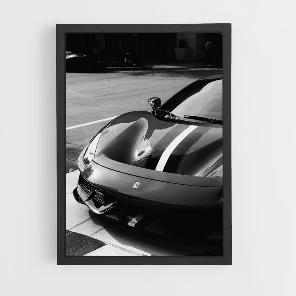 Poster Ferrari 488-Strecke