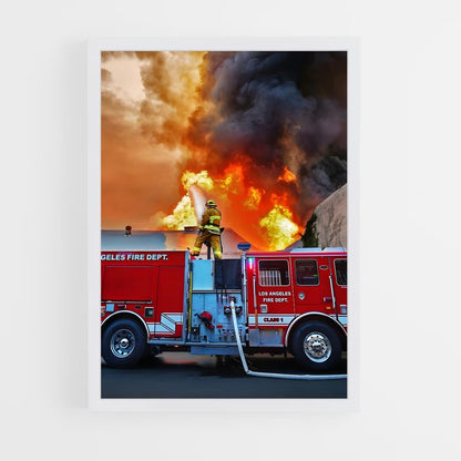 fireman-5 cadre Blanc