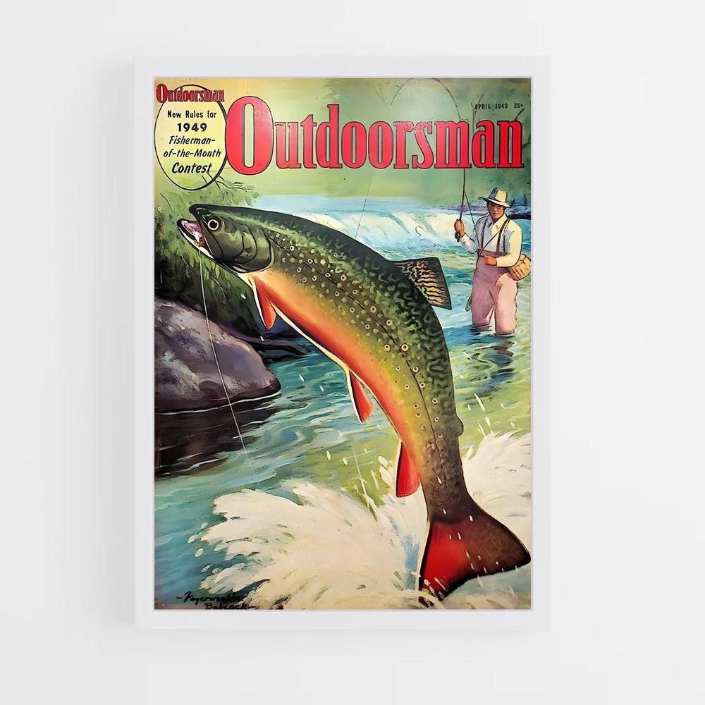 fishing-1 cadre Blanc