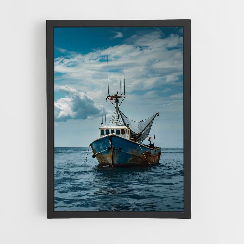 fishing-boat-7 cadre Noir
