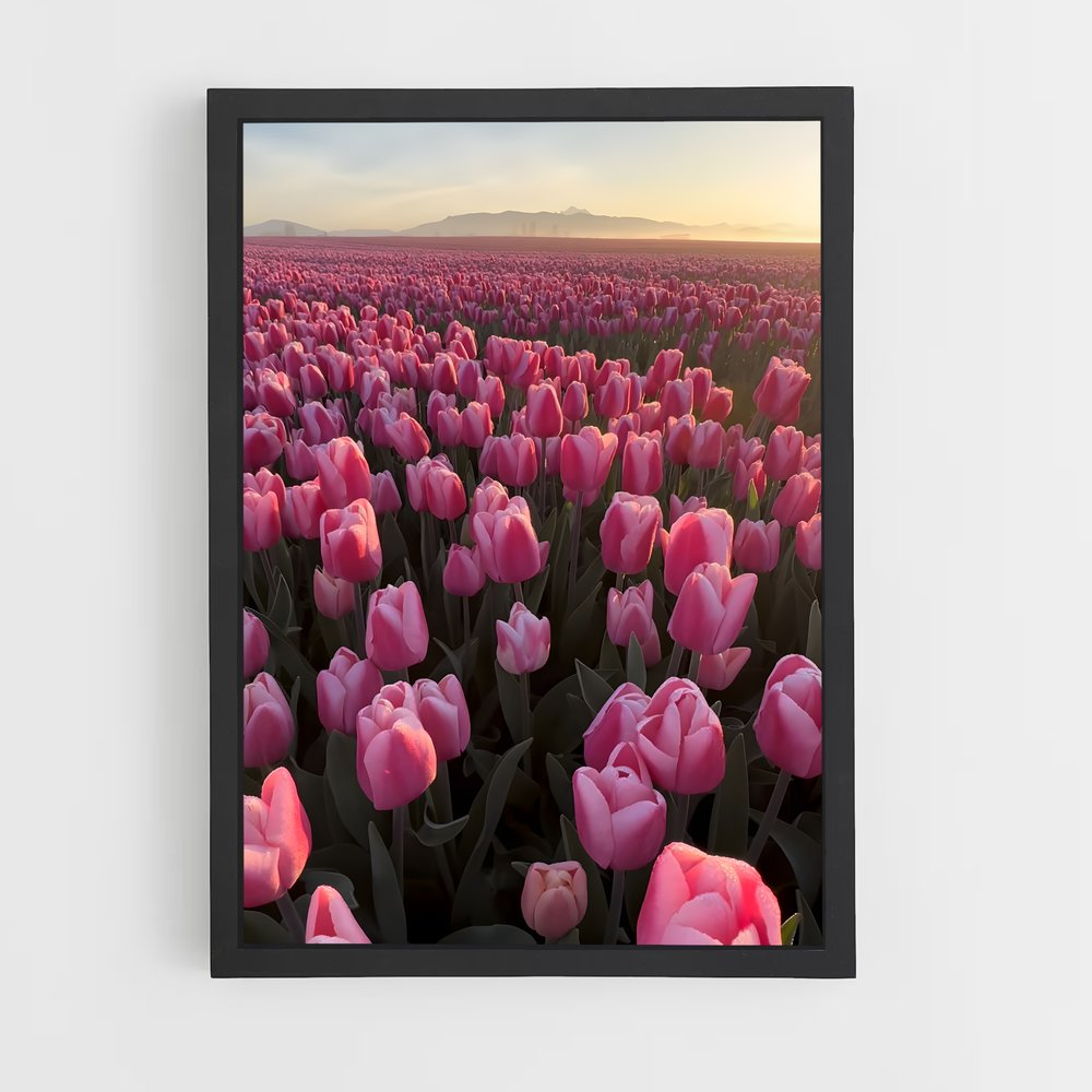 flower-14 cadre Noir
