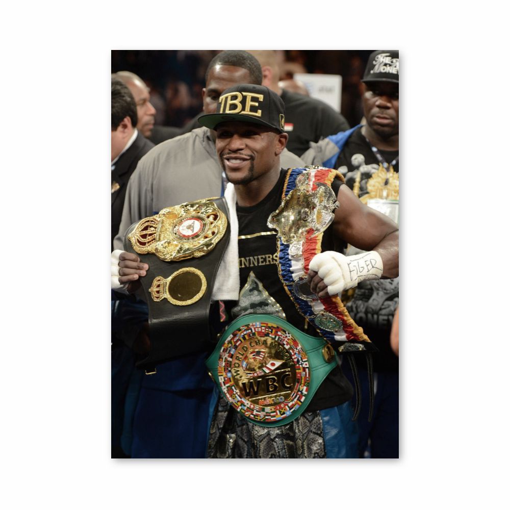 Poster Floyd Mayweather Gürtel