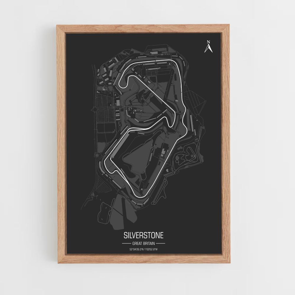 Poster Silverstone Circuit