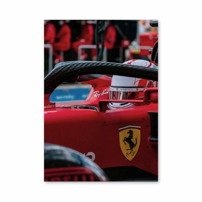 Poster Formel 1 Ferrari