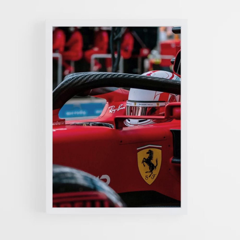 Poster Formel 1 Ferrari