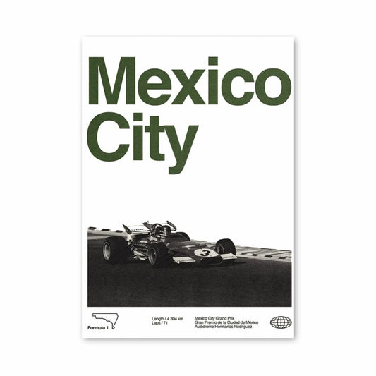 Mexiko-Stadt-Plakat