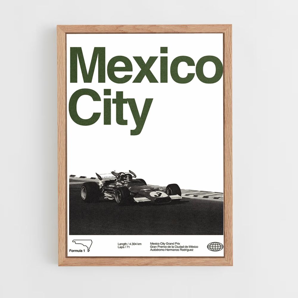 Mexiko-Stadt-Plakat