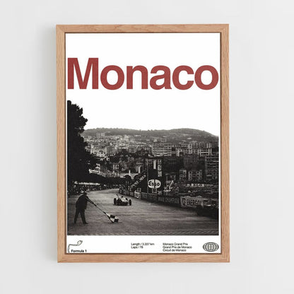 Poster Monaco F1