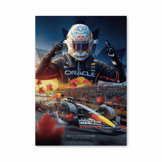 Poster Verstappen Kanada GP