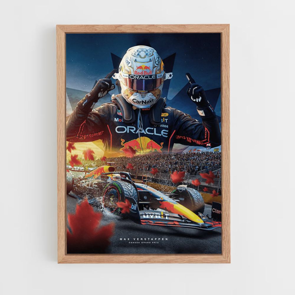 Poster Verstappen Kanada GP