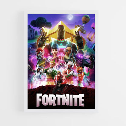 Fortnite Neon-Poster