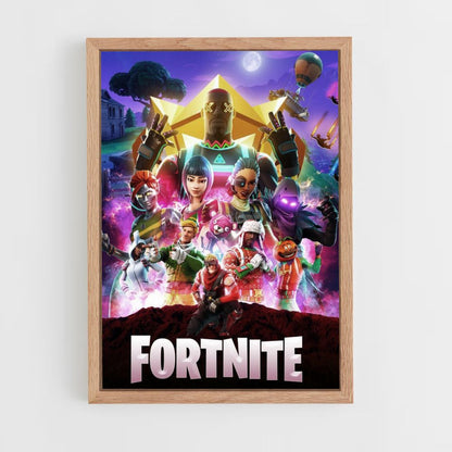 Fortnite Neon-Poster