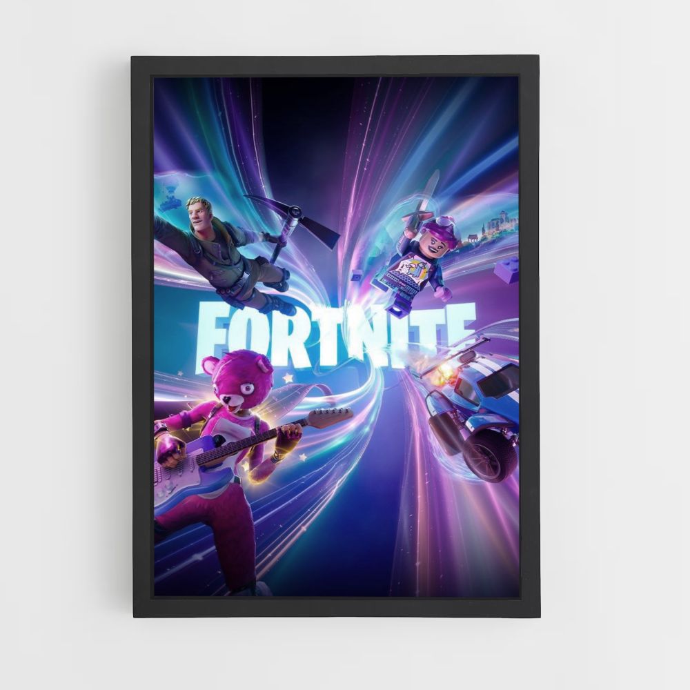 Lila Fortnite-Poster