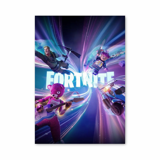 Lila Fortnite-Poster