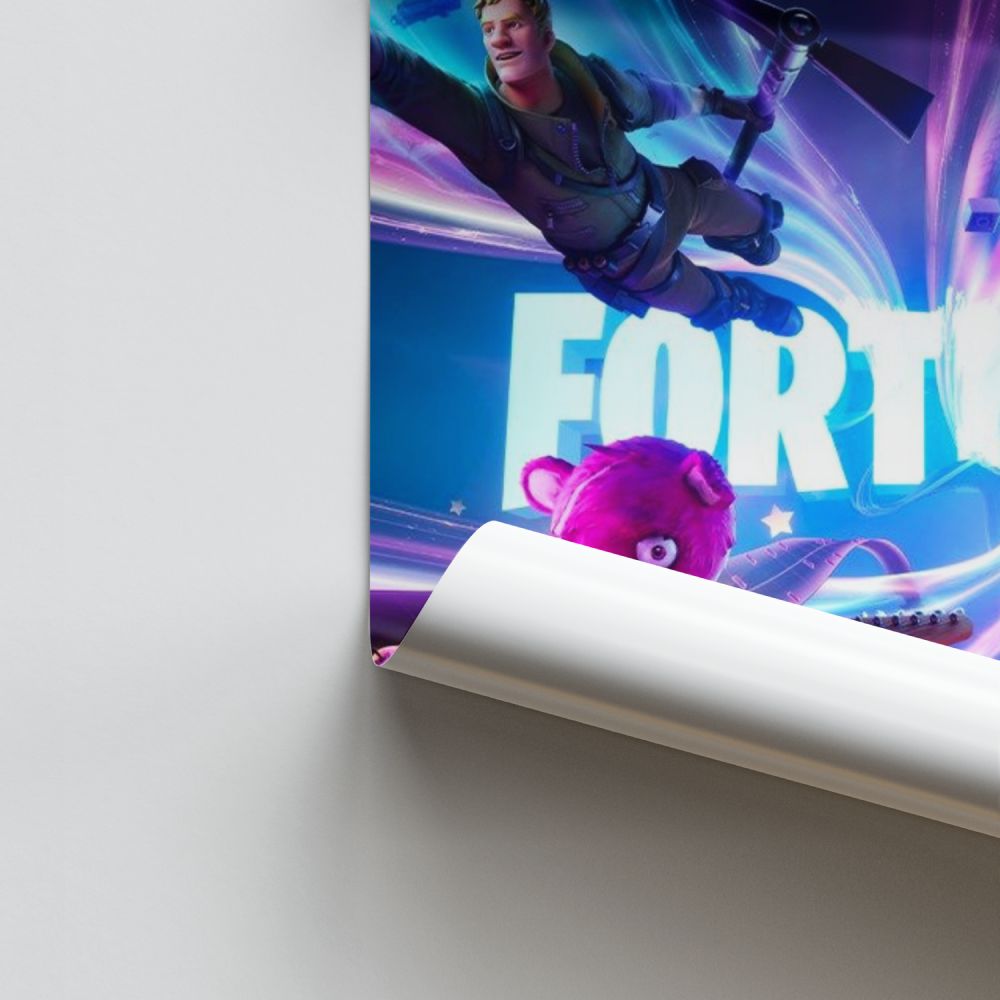 Lila Fortnite-Poster