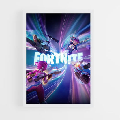 Lila Fortnite-Poster