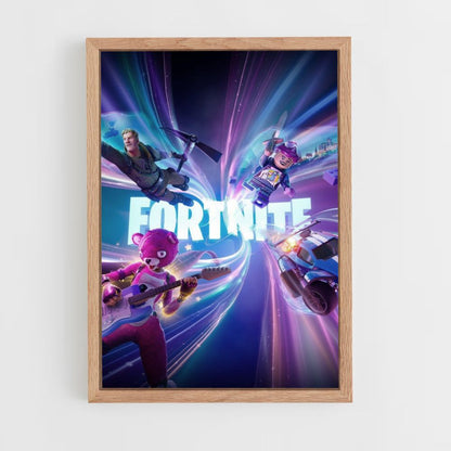 Lila Fortnite-Poster