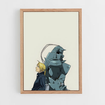 full-metal-alchemist-6 cadre Bois clair