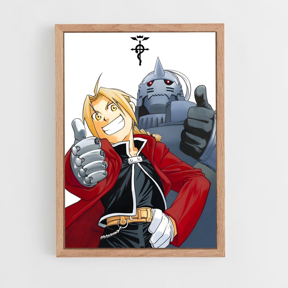 full-metal-alchemist-7 cadre Bois clair