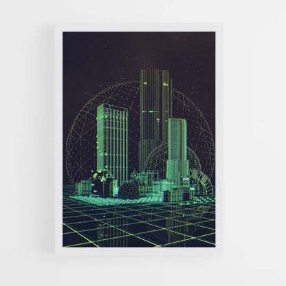 Poster Futuristische Simulation