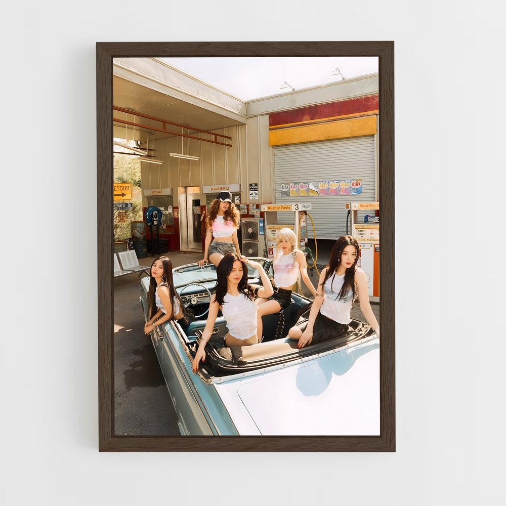 g-idle-6 cadre Bois foncé