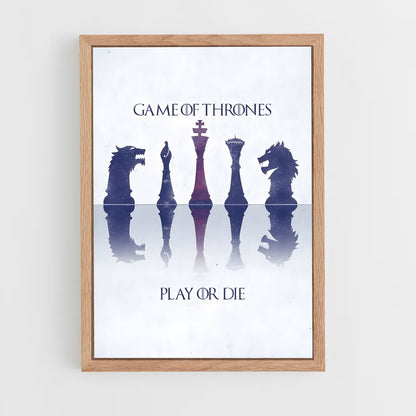 game-of-thrones-1 cadre Bois clair