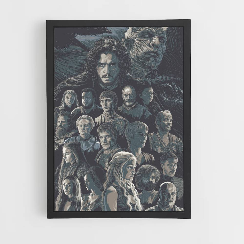 Posterzeichnung Game of Thrones