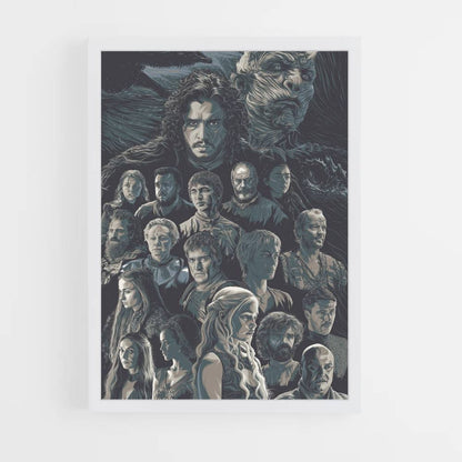 Posterzeichnung Game of Thrones