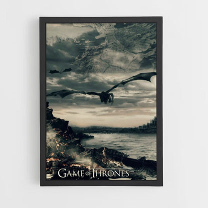 Poster Game of Thrones Drache