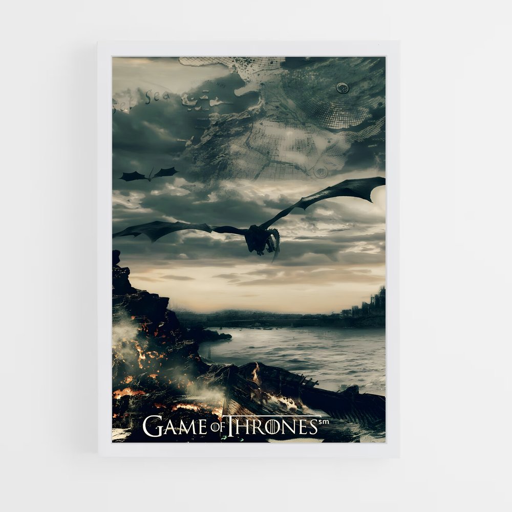 game-of-thrones-2 cadre Blanc