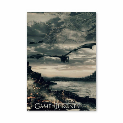 Poster Game of Thrones Drache