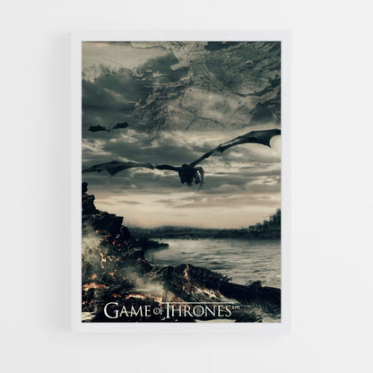 Poster Game of Thrones Drache