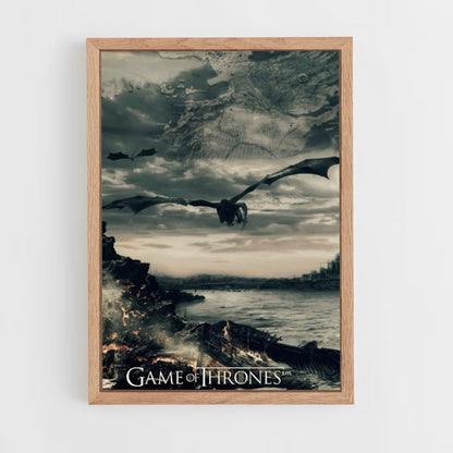 Poster Game of Thrones Drache