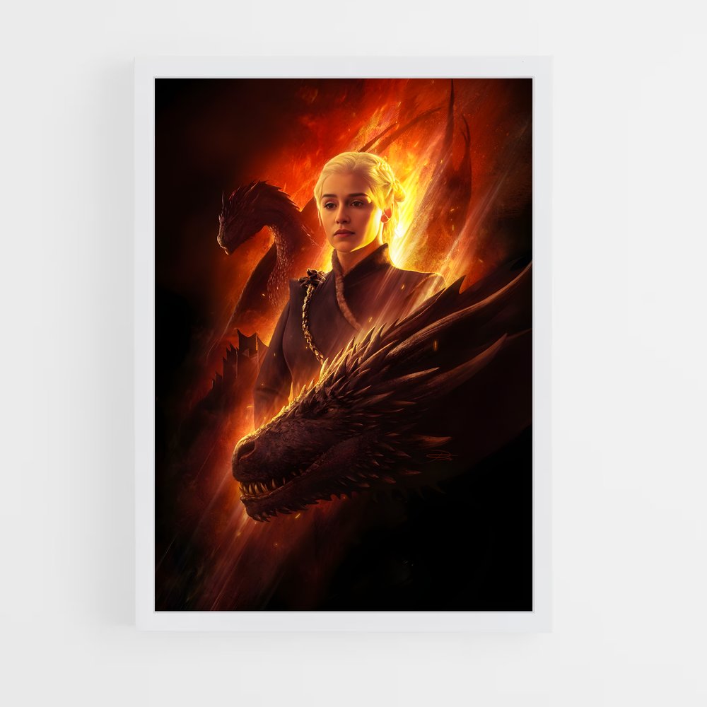 game-of-thrones-4 cadre Blanc