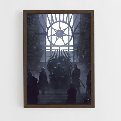 game-of-thrones-6 cadre Bois foncé