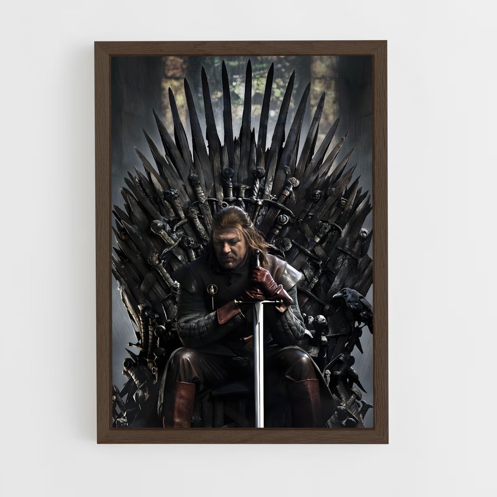 game-of-thrones-8 cadre Bois foncé