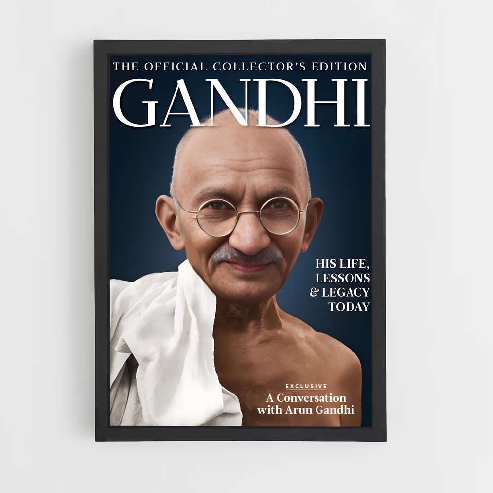 gandhi-6 cadre Noir