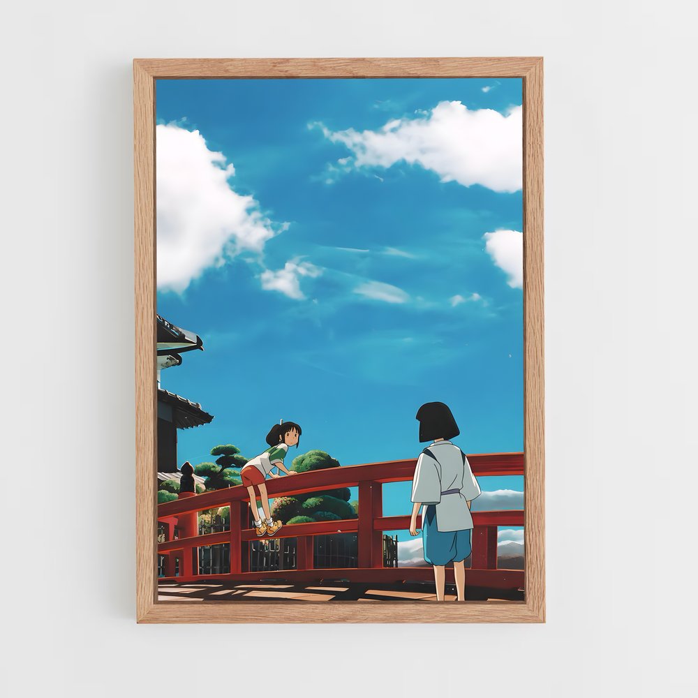ghibli-11 cadre Bois clair