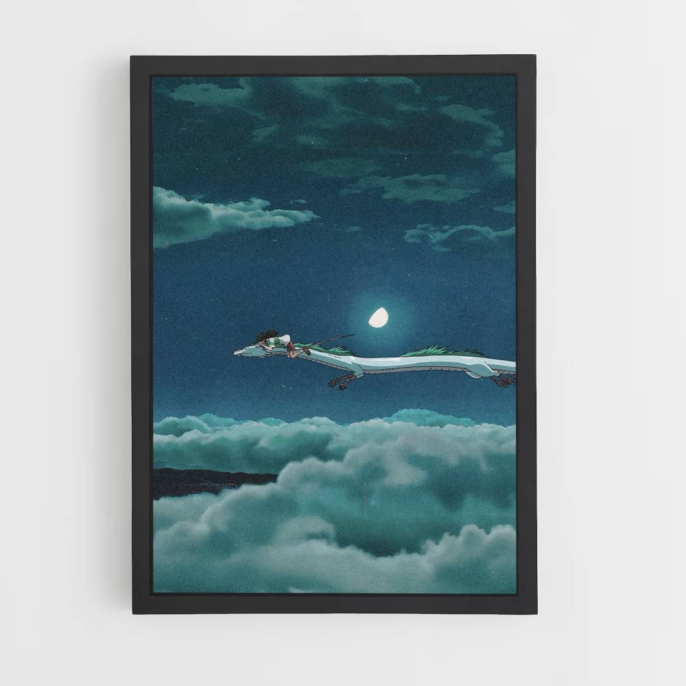 Spirited Away Dragon Poster