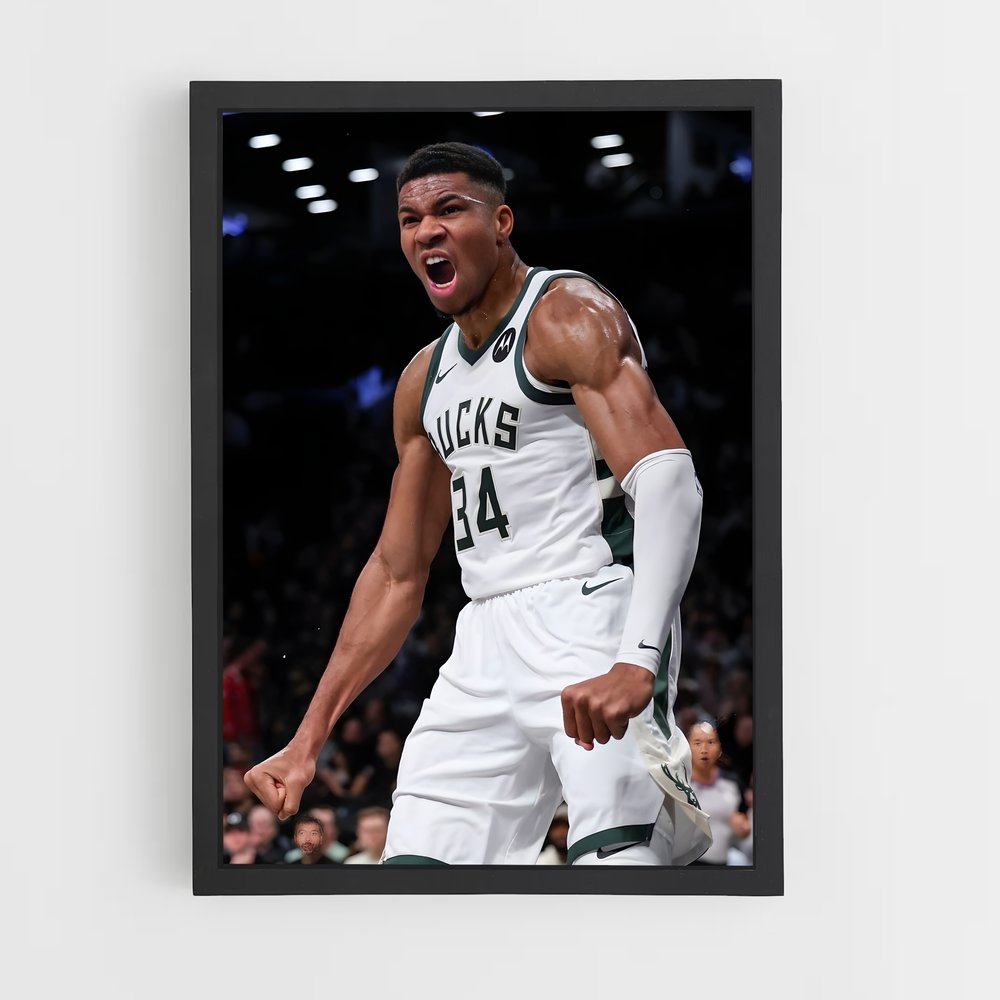 giannis-antetokounmpo-4 cadre Noir