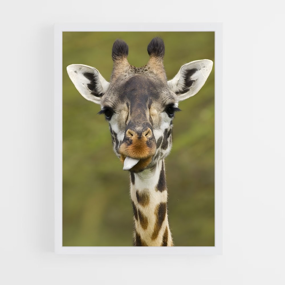 giraffe-7 cadre Blanc