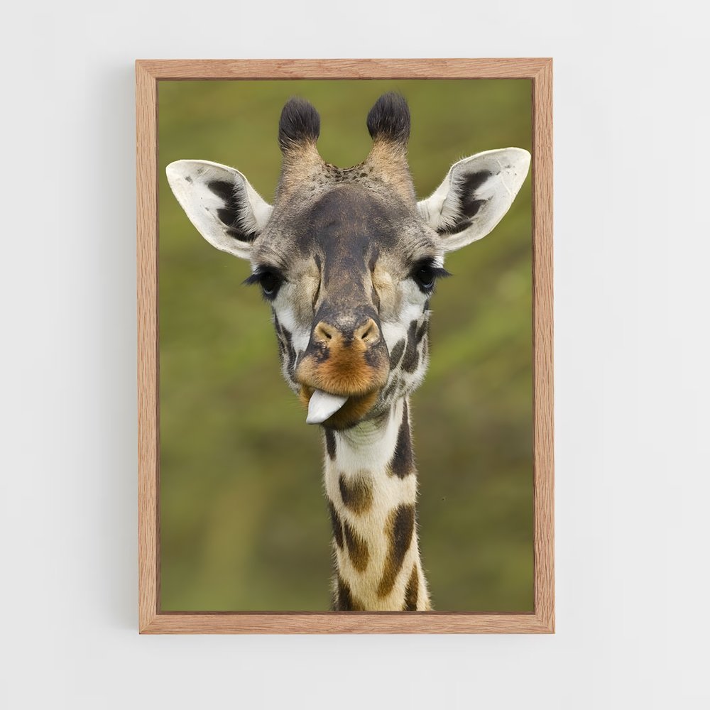 giraffe-7 cadre Bois clair