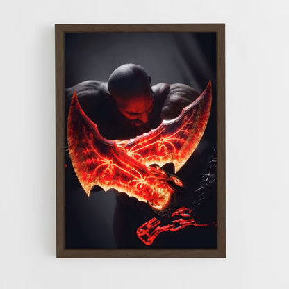 god-of-war-12 cadre Bois foncé