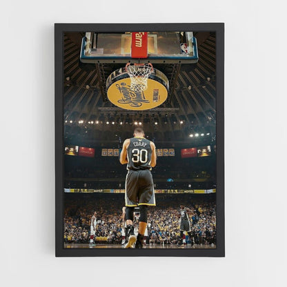 Poster Golden State Warrior Schwarz