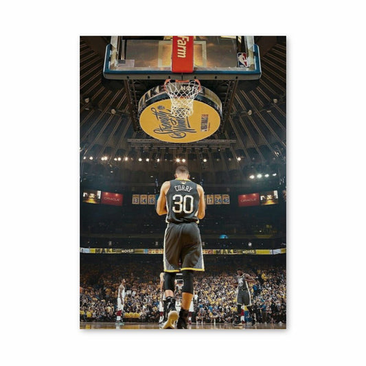 Poster Golden State Warrior Schwarz