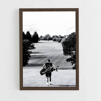 golf-2 cadre Bois foncé