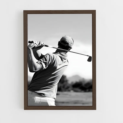 golf-3 cadre Bois foncé