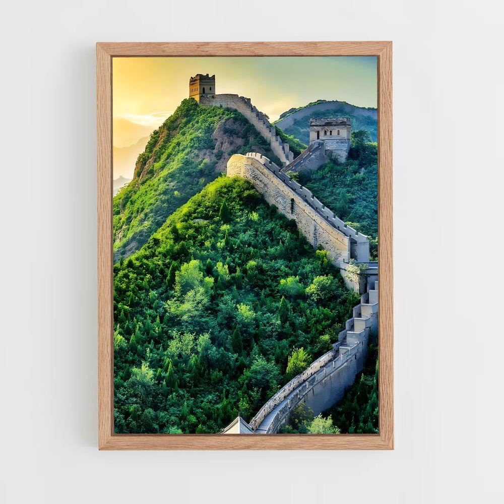 great-wall-of-china-6 cadre Bois clair