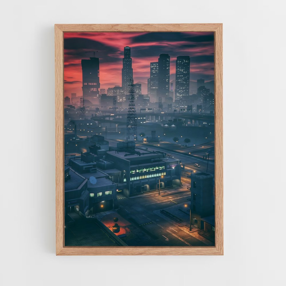 gta-v-11 cadre Bois clair