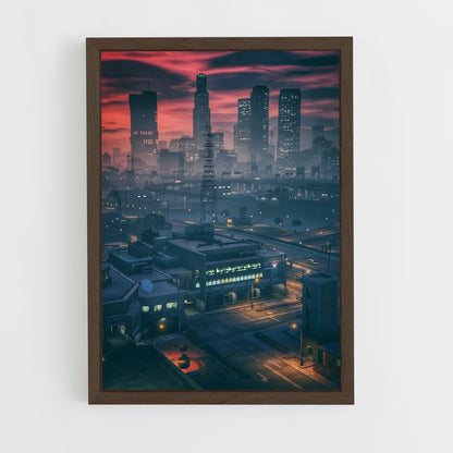 gta-v-11 cadre Bois foncé